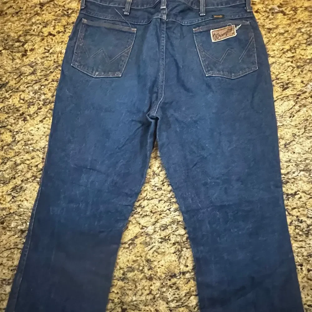Vintage Wrangler Denim Jeans USA Made‎ Me 38x32 Workwear Skater Classic
